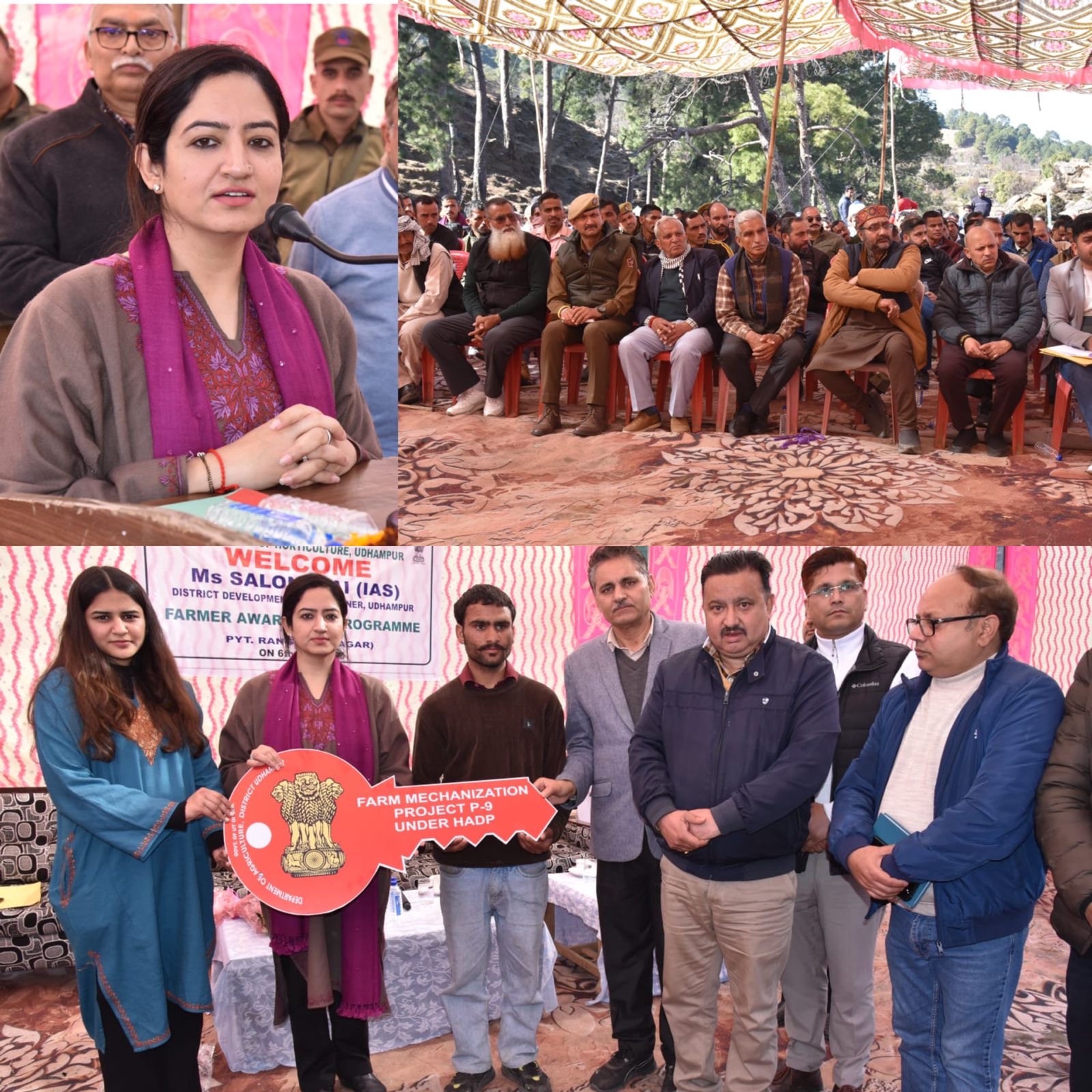 DC listens to public issues at far flung Block Parlidhar  UDHAMPUR, FEBRUARY 06: To strengthen grassroots governance and ensure an effective grievance redressal mechanism, the Deputy Commissioner Udhampur, Saloni Rai, today conducted a public outreach-cum-grievance redressal programme at remote Block Parlidhar.  During the camp, former PRI members and local people of adjoining panchayats raised several important issues and demands, including the construction of a Patwar Khana building, upgradation of the tractor road from Kawa to Dhanwalt, construction of a forest hut at Parlidhar, footbridge at Malti, upgradation of the High School to Higher Secondary level, Road connectivity and water supply at Dhanwalt, construction of a pucca path to Chanotra Mandir and development of a playground at Parlidhar.   The public also highlighted the shortage of staff in various educational and health institutions.  While Interacting with PRIs and the general public, the DC said that the main objective of the outreach programme is to obtain a firsthand appraisal of issues at the grassroots level. She added that such camps help deliver governance at people’s doorsteps and strengthen the public service delivery mechanism. She further assured that their genuine issues would be addressed in a time-bound manner.  Officers from the Agriculture, Horticulture and Animal Husbandry Departments briefed the participants about various government schemes.  Later, the Deputy Commissioner distributed plants among local farmers, an initiative organized by the Horticulture Department to promote sustainable and income-generating farming practices.