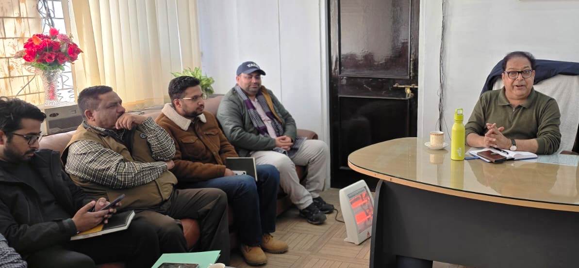 ADDC reviews progress of SBM-G works in Udhampur  UDHAMPUR, FEBRUARY 04: Additional District Development Commissioner Udhampur, Jugal Kishore today chaired a meeting of officers and field functionaries of the Rural Development Department to review the progress of work on assets sanctioned under Swachh Bharat Mission-Gramin(SBM-G) in the district.  The meeting was attended by ACP Dr Ashwani Hansa, Executive Engineer REW, Sanjay Kumar and BDOs.  The meeting reviewed implementation status, physical and financial progress and the on-ground impact of works executed under SBM-G in the district.  The ADDC inquired about progress of tendering, allotment and status of work on the assets sanctioned under Annual Plan 2025-26. The BDOs were directed to expedite execution by mobilizing men and machinery and ensure completion of works within the stipulated timelines.    The ADDC appreciated the BDOs who have identified sites for DEWATS and FSTPs and exhorted others to follow suit.   Further, BDO Chenani, Kulwanta, Chanunta, Parlidhar, Udhampur and Ramnagar were directed to complete land identification of 1 FSTP in coordination with the concerned Tehsildars within one week time.