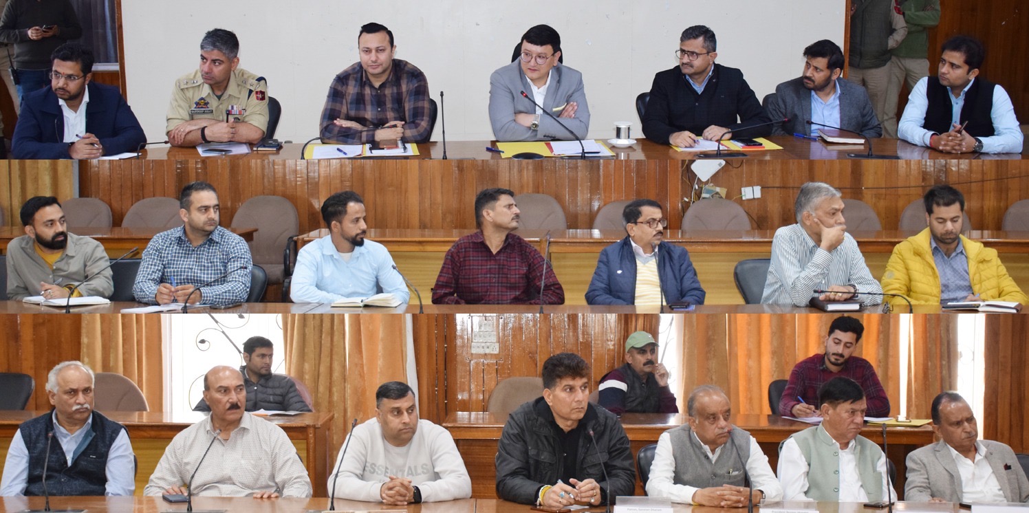 Udhampur gears up for 3-day historic Devika Baisakhi mela  DC reviews arrangements  UDHAMPUR, MARCH 16: The District Administration Udhampur has started preparations for the for three-day historic Devika Baisakhi Mela, commencing from April 14, 2026.   To ensure smooth and successful conduct of the event a meeting of district officers and prominent citizens was held today under the chairmanship of Deputy Commissioner, Minga Sherpa here at Conference Hall DC Office Complex.  The meeting was attended by Additional Deputy Commissioner Prem Singh; Assistant Commissioner Revenue Dr. Umesh Shan; Additional SP Sandeep Bhat; GM DIC Kishore Singh Katoch; officers from line departments, besides representatives from Beopar Mandal and civil society.  The meeting held detailed deliberations on arrangements related to security, safe drinking water, power supply, sanitation, traffic management and first-aid services to facilitate the devotees and visitors expected to turn up in large numbers at the mela.  The PHE and Civic authorities were asked to make adequate arrangements for drinking water and oversee sanitation and cleanliness.  Chief Medical Officer was directed to deploy a team of doctors along with an ambulance to provide prompt healthcare services to visitors.  Similarly, the Executive Engineer PDD was instructed to ensure uninterrupted power supply, while the Police Department would make necessary security and traffic arrangements at the mela venue.  Other matters, including the finalization of cultural programmes, establishment of a control room, deployment of magistrates and medical teams and availability of fire tenders were also discussed at the meeting.