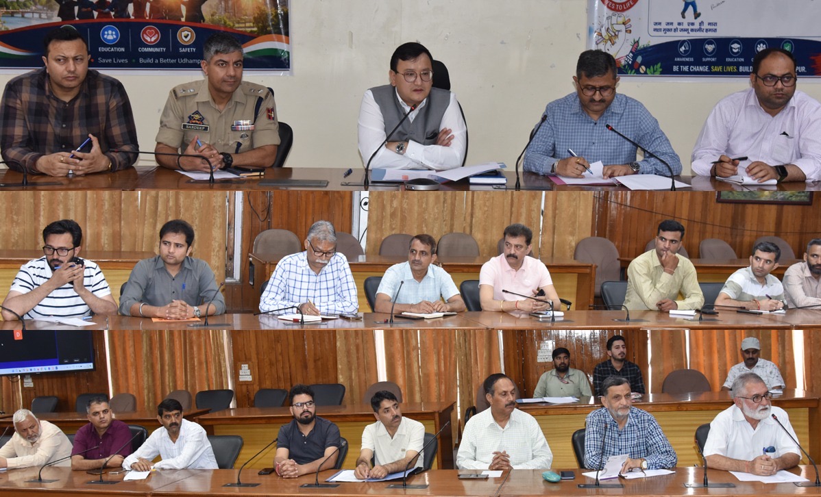 Arrangements for 3- Day Moungri mela discussed at Udhampur  UDHAMPUR, MAY 05: The 3-Day historic Annual Shiv- Parvati Shrine mela at Moungri is commencing from May 15, 2026,  In this regard, a meeting of District Officers of the line departments, besides representatives of the management committee of Lord Shiv Parvati cave shrine Moungri was held today. Deputy Commissioner Udhampur Minga Sherpa chaired the meeting which was attended by Additional Deputy Commissioner Prem Singh; Assistant Commissioner Revenue Dr Umesh Shan; Additional SP Sandeep Bhat and other officers.   Threadbare discussions were held on the arrangements related to smooth conduct of the mela, like maintenance of road, deployment of security personnel, besides provisions for sanitation, Health care, Transport, drinking water and power supply. The meeting decided to constitute teams to keep a check on overpricing and quality of edibles, oversee ration supply and prepare a calendar of Cultural activities and sports etc.  The DC directed the concerned officers to ensure all arrangements pertaining to their respective departments are made well in advance, leaving no scope of any complaint from any quarter.  Xen PDD was directed to provide uninterrupted power supply till the culmination of the mela.  Executive Engineers PMGSY and PWD were directed to ensure timely filing of the potholes and completion of repair work on the road leading to the Mela Site.  It was decided that District Police would deploy adequate security personnel during mela days while ARTO would deploy a sufficient number of buses from different locations.  For first aid facilities, the DC directed the Chief Medical Officer to deploy a team of doctors and an ambulance to meet any emergency. The Youth Services & Sports department was asked to organize cultural programmes and sports events at the venue in coordination with the Education department.  The government departments were directed to put up their departmental stalls to sensitize the public regarding flagship government schemes.